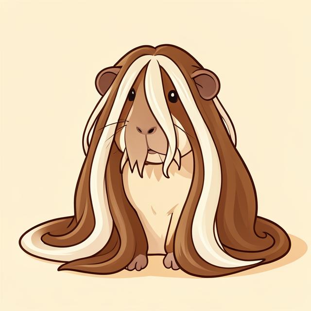 Peruvian Guinea Pig illustration